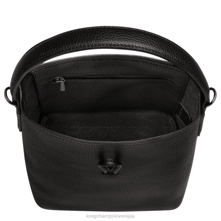 NR0N92 vrečke Črna ženske Longchamp Roseau Essential bucket bag