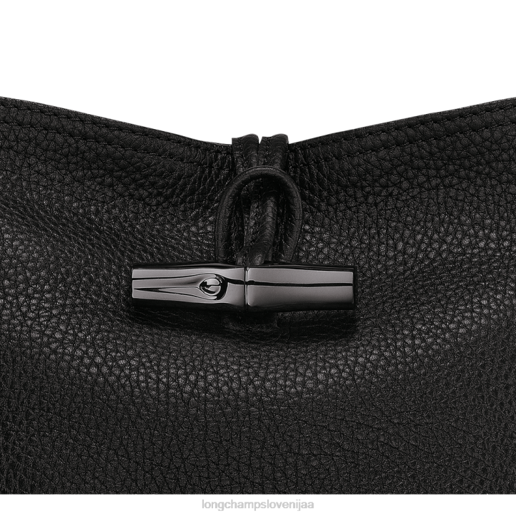 NR0N92 vrečke Črna ženske Longchamp Roseau Essential bucket bag