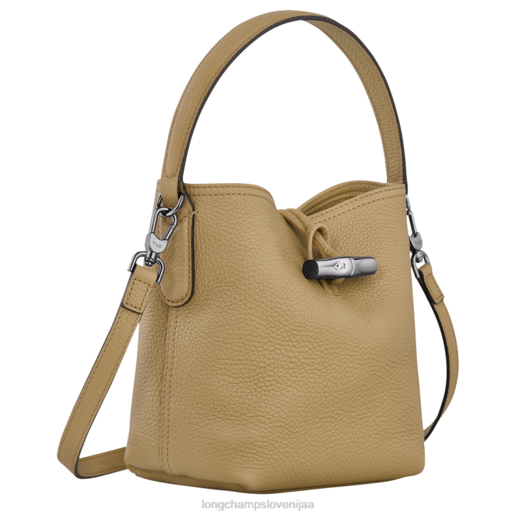 NR0N93 vrečke bež ženske Longchamp Roseau Essential bucket bag