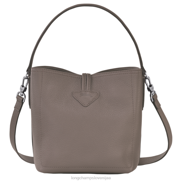 NR0N94 vrečke siva ženske Longchamp Roseau Essential bucket bag