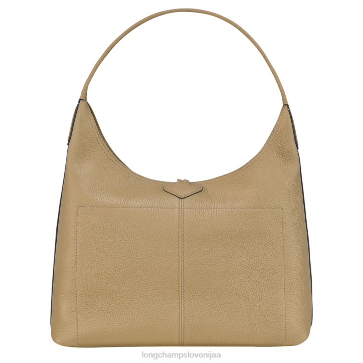 NR0N32 vrečke bež ženske Longchamp Roseau Essential hobo torba