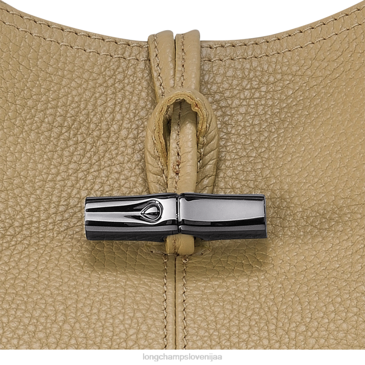 NR0N32 vrečke bež ženske Longchamp Roseau Essential hobo torba