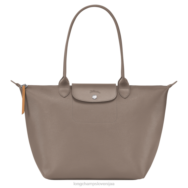 NR0N349 vrečke taupe ženske Longchamp mestna torba le pliage