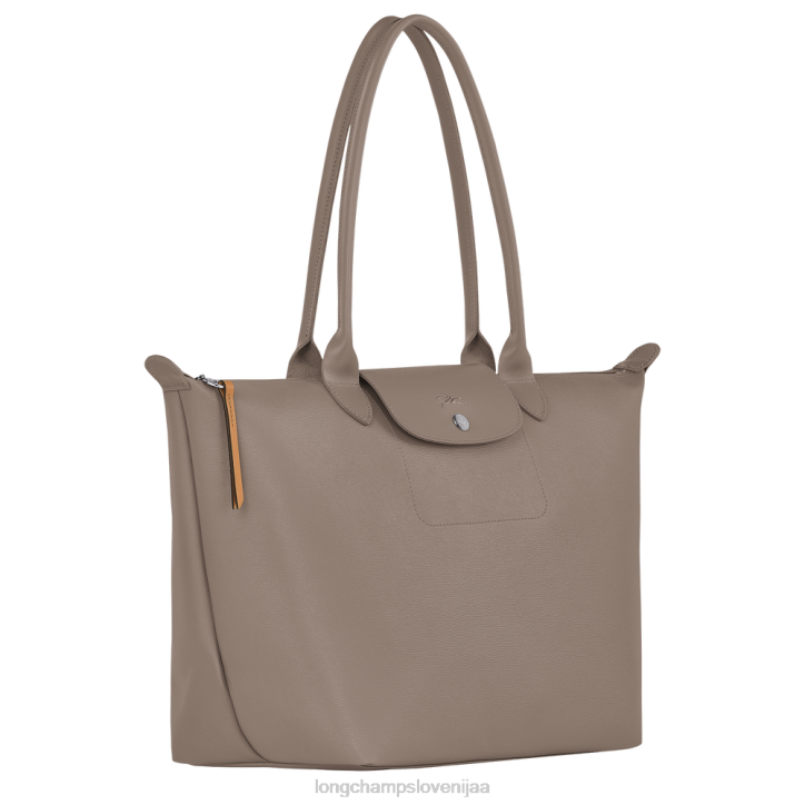 NR0N349 vrečke taupe ženske Longchamp mestna torba le pliage