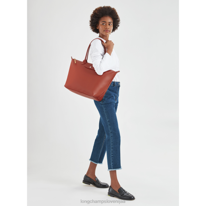 NR0N350 vrečke terakota ženske Longchamp mestna torba le pliage