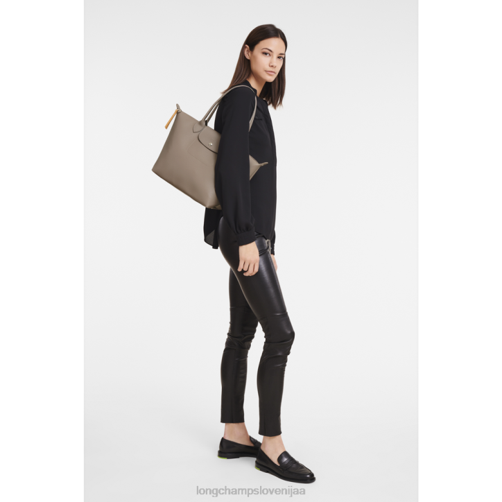 NR0N353 vrečke taupe ženske Longchamp mestna torba le pliage