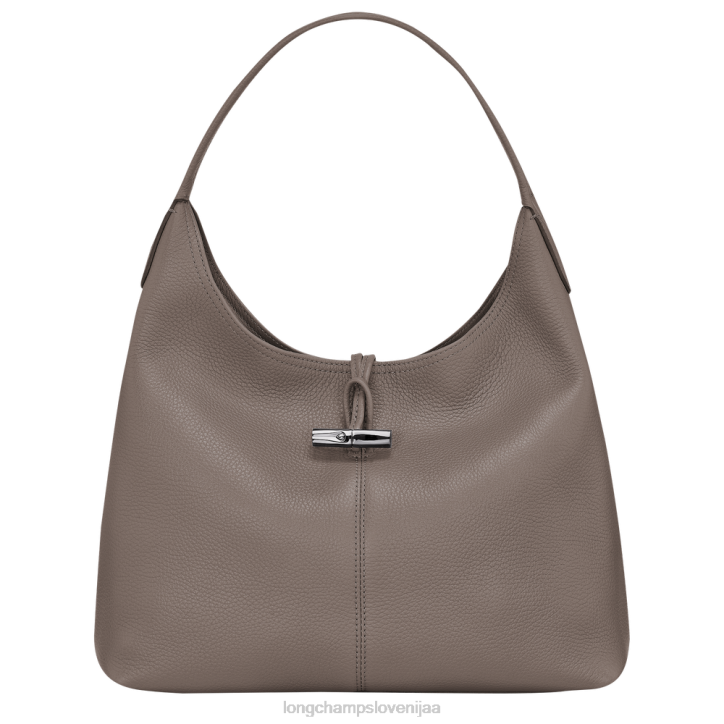 NR0N358 vrečke siva ženske Longchamp Roseau Essential hobo torba