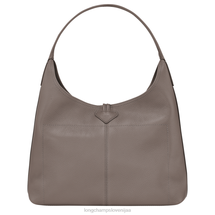 NR0N358 vrečke siva ženske Longchamp Roseau Essential hobo torba