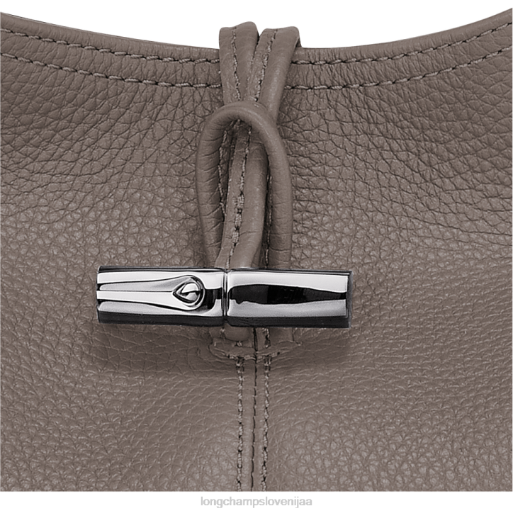 NR0N358 vrečke siva ženske Longchamp Roseau Essential hobo torba