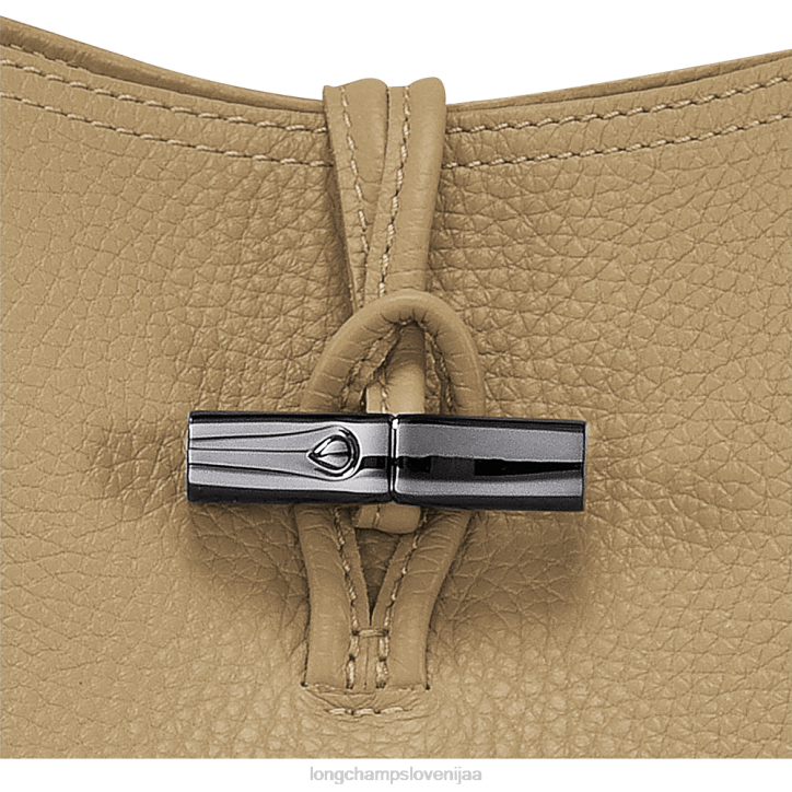 NR0N361 vrečke bež ženske Longchamp torbica Roseau Essential