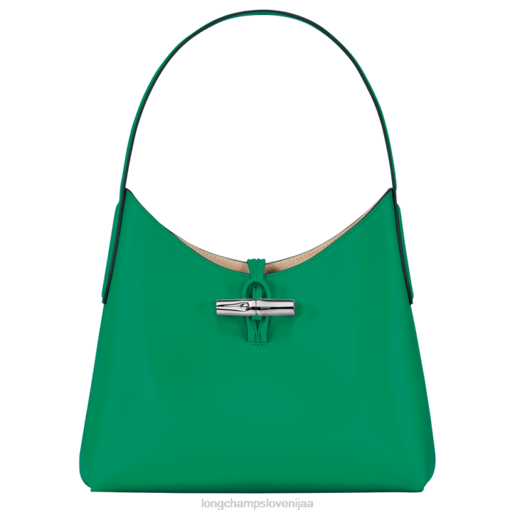 NR0N366 vrečke trava/zelena luč ženske Longchamp roseau hobo torba