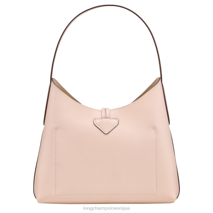 NR0N367 vrečke bledo roza ženske Longchamp roseau hobo torba