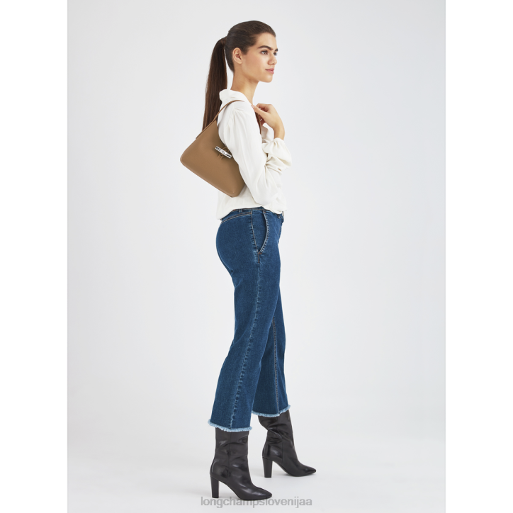 NR0N372 vrečke naravno ženske Longchamp roseau hobo torba
