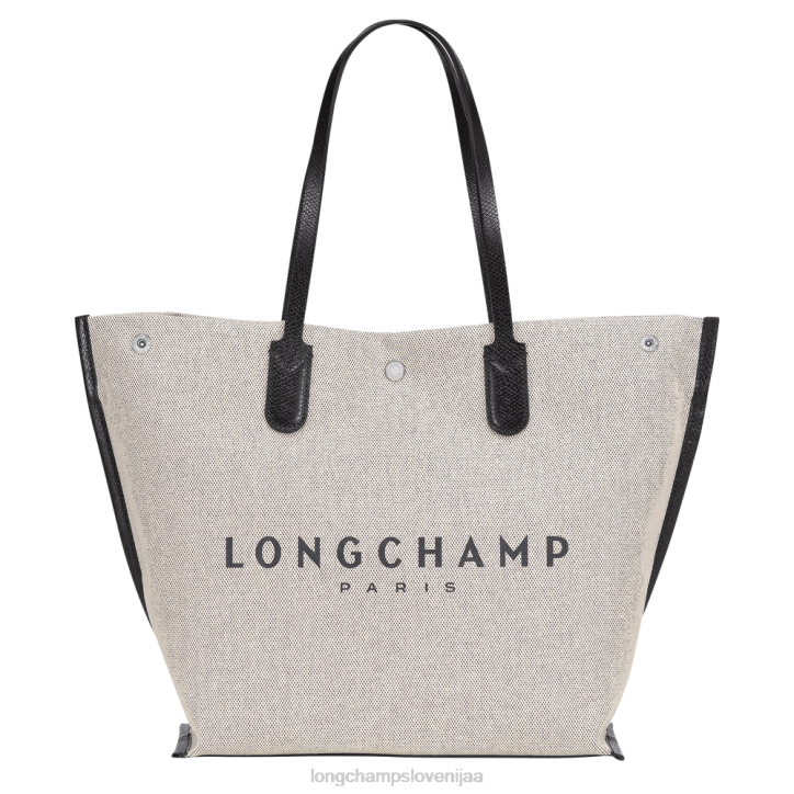 NR0N381 vrečke ekru ženske Longchamp roseau velika torba