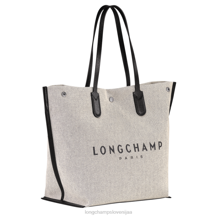 NR0N381 vrečke ekru ženske Longchamp roseau velika torba