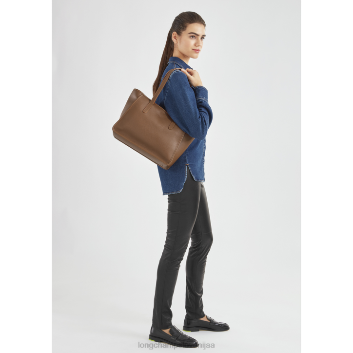 NR0N385 vrečke karamela ženske Longchamp velika torba le foulonne