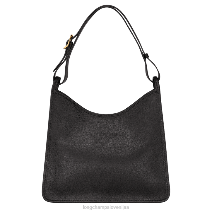 NR0N388 vrečke Črna ženske Longchamp le foulonne hobo torba