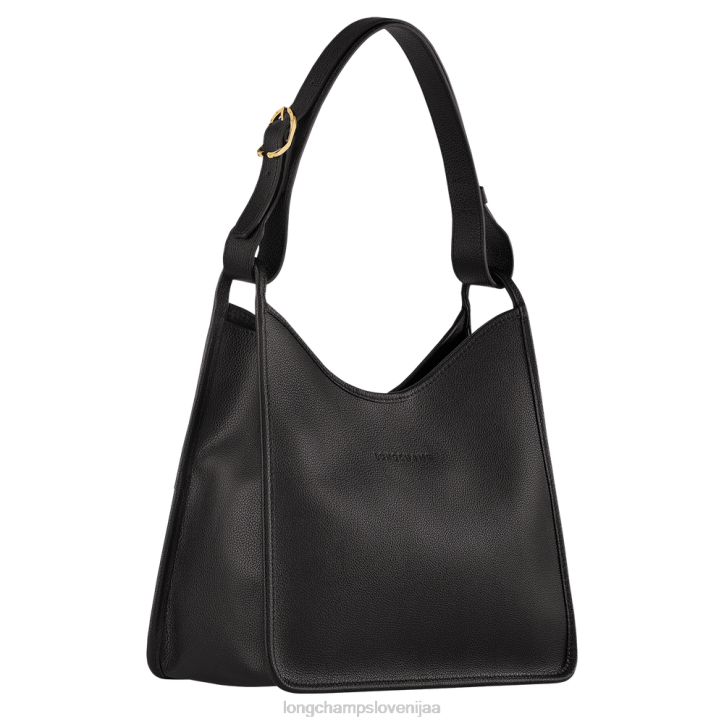 NR0N388 vrečke Črna ženske Longchamp le foulonne hobo torba