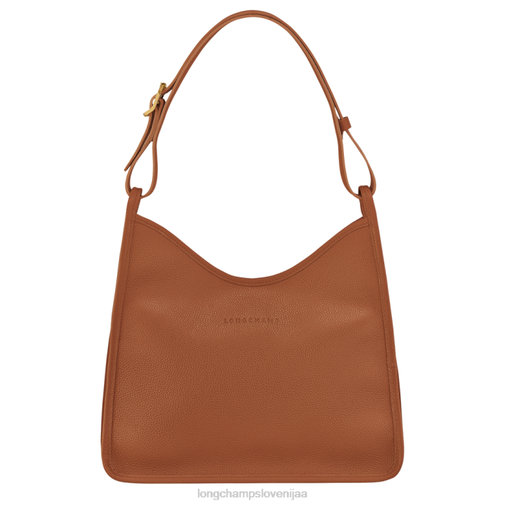 NR0N389 vrečke karamela ženske Longchamp le foulonne hobo torba