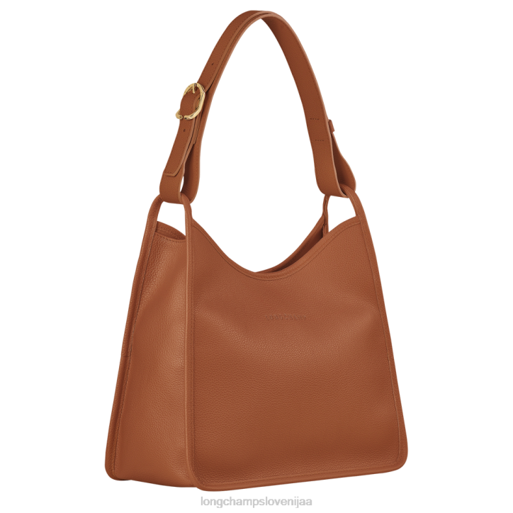 NR0N389 vrečke karamela ženske Longchamp le foulonne hobo torba