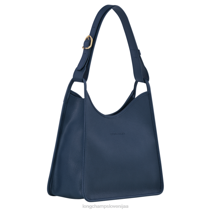 NR0N391 vrečke mornarica ženske Longchamp le foulonne hobo torba