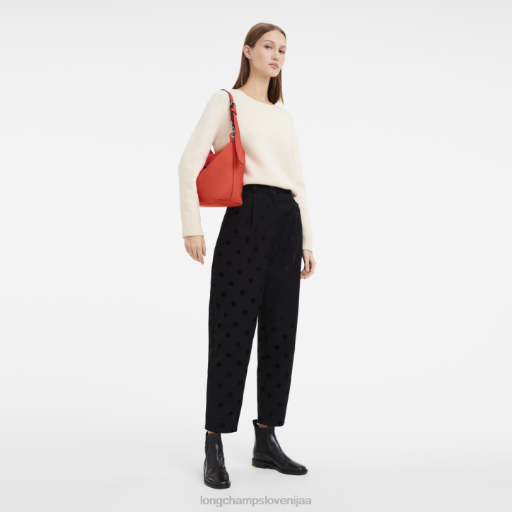 NR0N393 vrečke oranžna ženske Longchamp le pliage xtra hobo torba