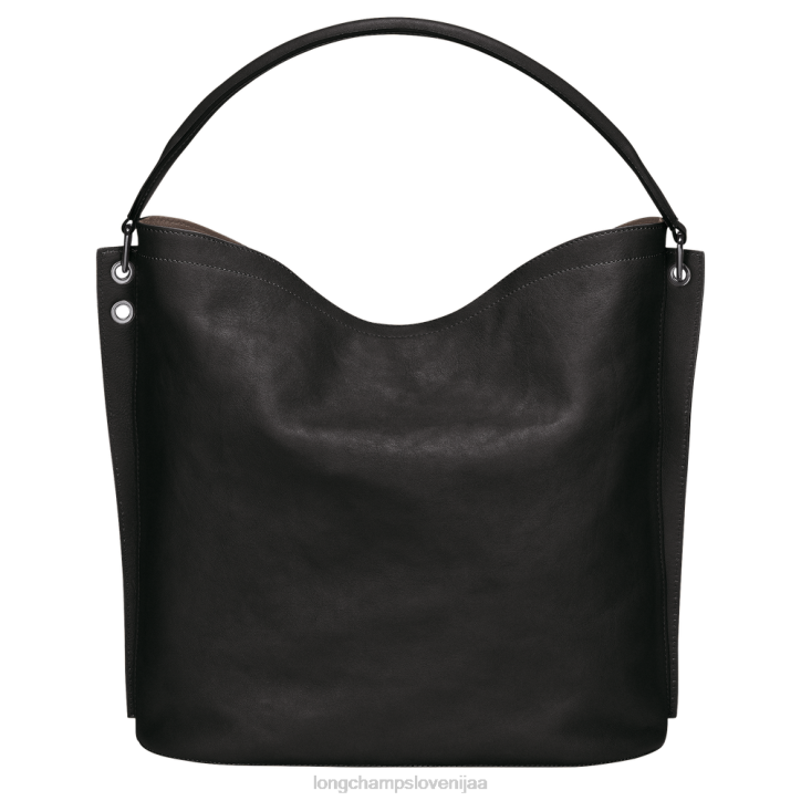 NR0N398 vrečke Črna ženske Longchamp 3d hobo torba