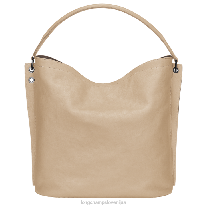 NR0N399 vrečke bež ženske Longchamp 3d hobo torba