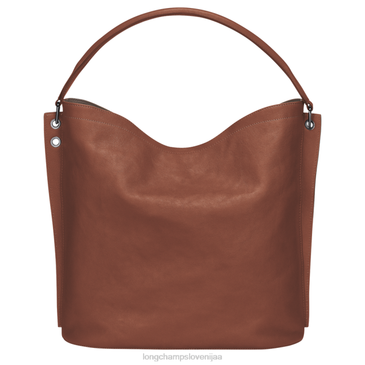 NR0N402 vrečke konjak ženske Longchamp 3d hobo torba