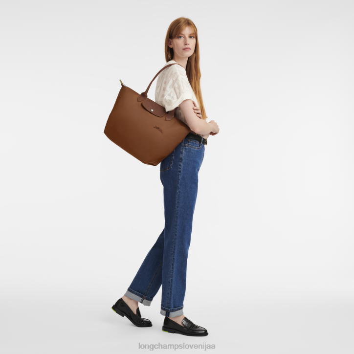 NR0N404 vrečke konjak ženske Longchamp zelena torba le pliage