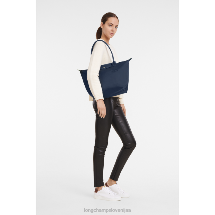 NR0N406 vrečke mornarica ženske Longchamp zelena torba le pliage