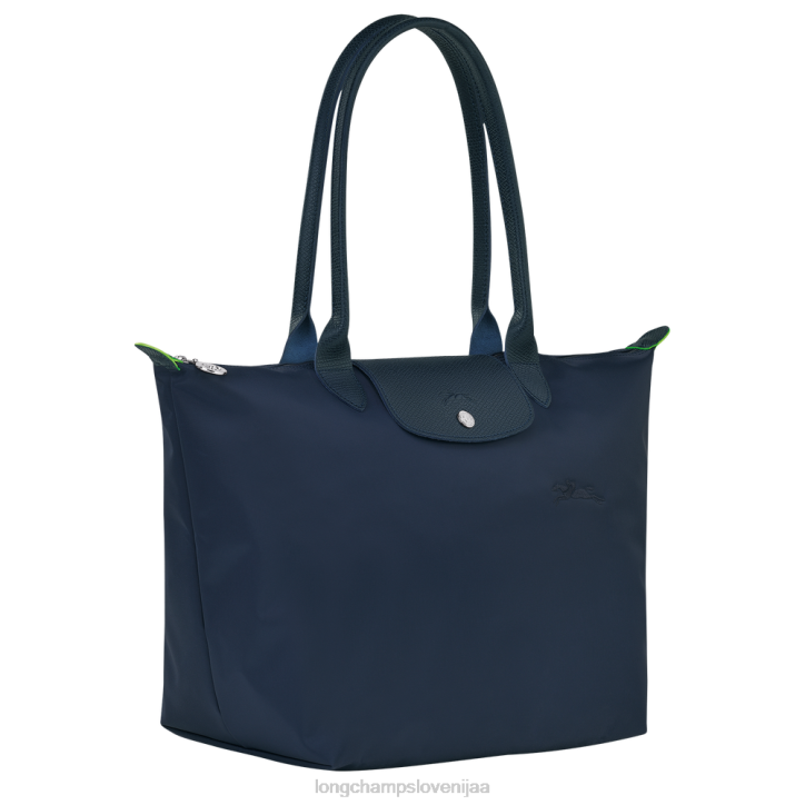 NR0N406 vrečke mornarica ženske Longchamp zelena torba le pliage