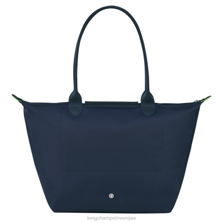 NR0N406 vrečke mornarica ženske Longchamp zelena torba le pliage