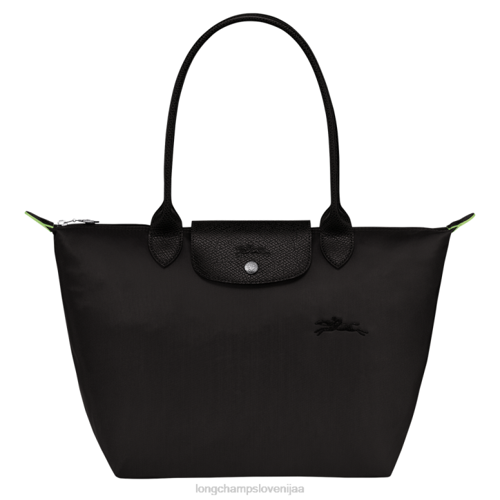 NR0N409 vrečke Črna ženske Longchamp zelena torba le pliage