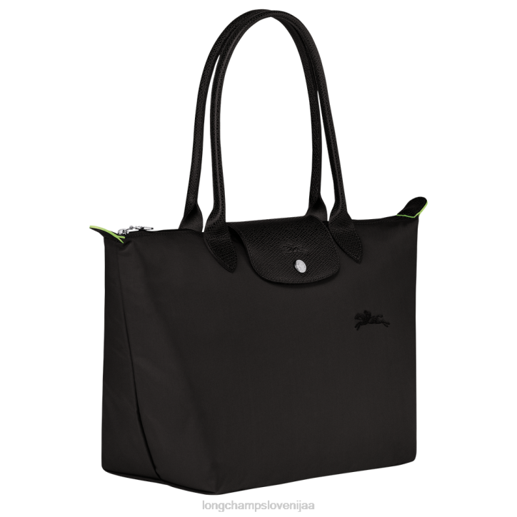 NR0N409 vrečke Črna ženske Longchamp zelena torba le pliage