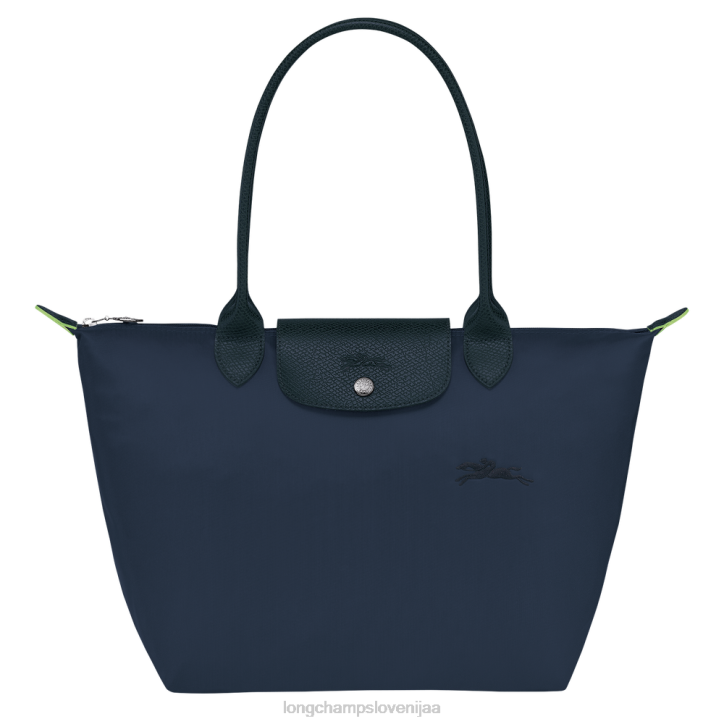 NR0N412 vrečke mornarica ženske Longchamp zelena torba le pliage