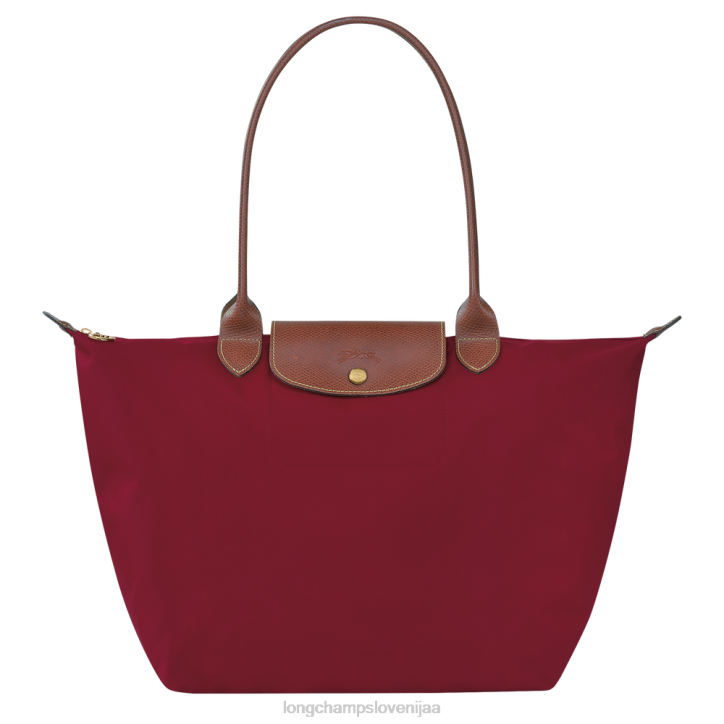 NR0N416 vrečke rdeča ženske Longchamp originalna torba le pliage