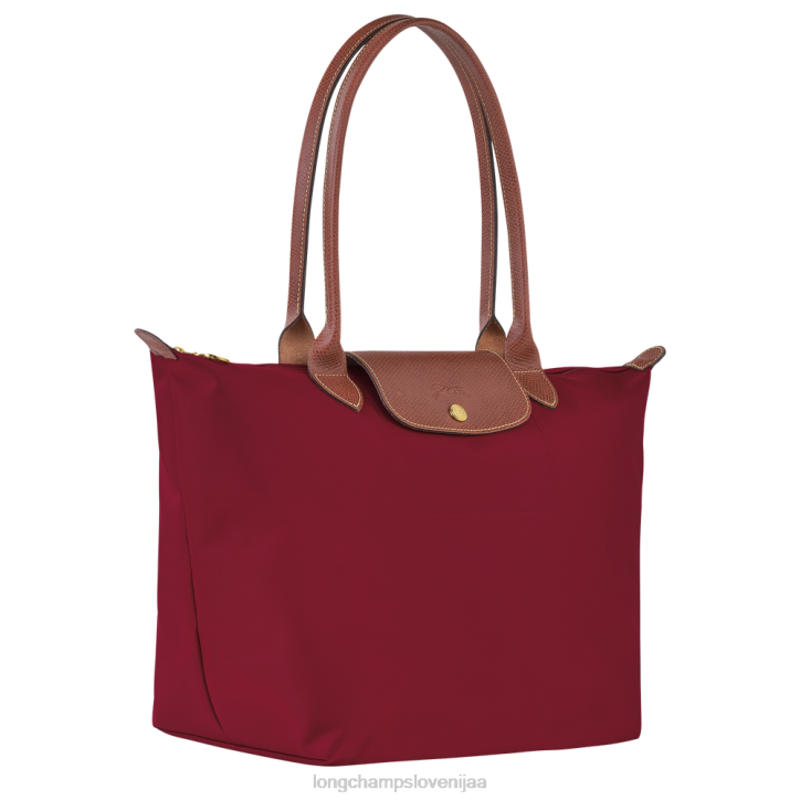 NR0N416 vrečke rdeča ženske Longchamp originalna torba le pliage