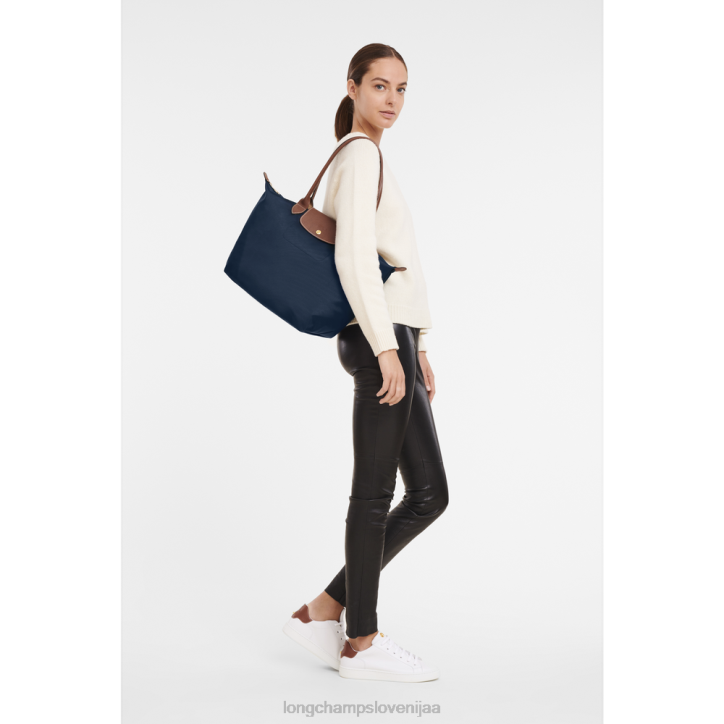 NR0N417 vrečke mornarica ženske Longchamp originalna torba le pliage