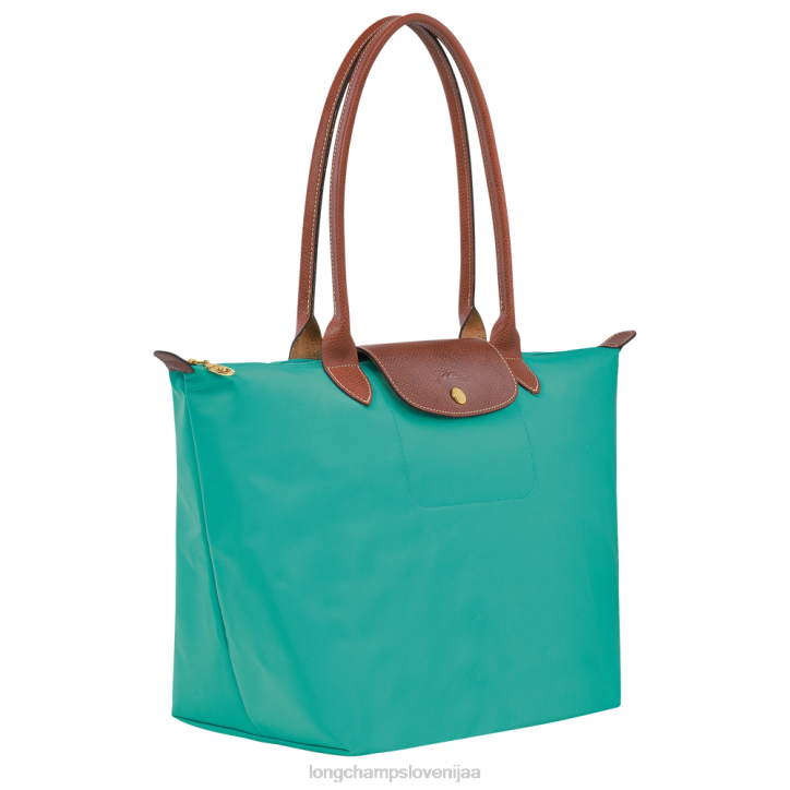 NR0N418 vrečke turkizna ženske Longchamp originalna torba le pliage
