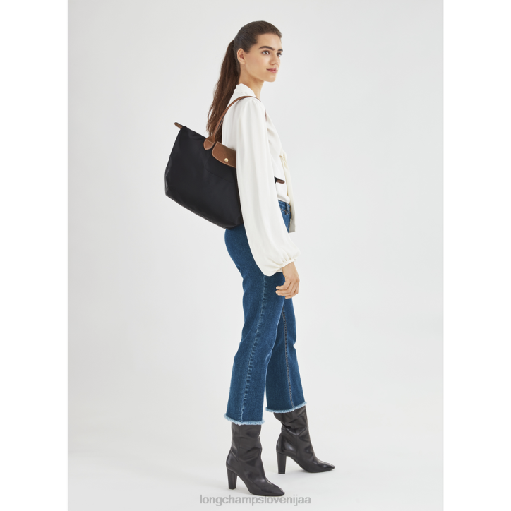 NR0N421 vrečke Črna ženske Longchamp originalna torba le pliage