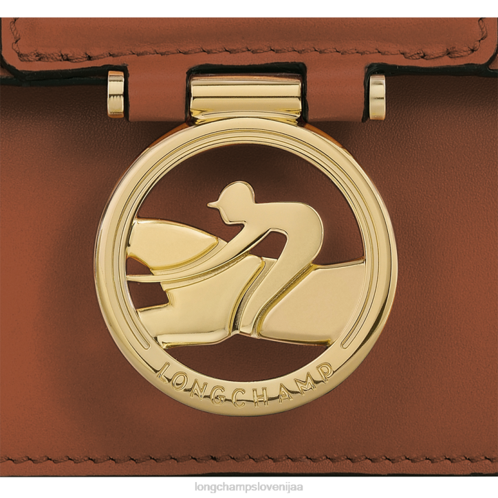 NR0N236 vrečke konjak ženske Longchamp box-trot torba za čez ramo