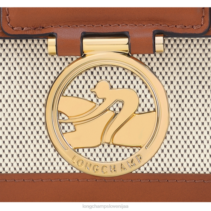 NR0N243 vrečke konjak ženske Longchamp box-trot torba za čez ramo